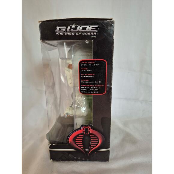G.i. Joe Storm Shadow The Rise Of The Cobra Wacky Wobbler bobble Head. - Picture 3 of 5